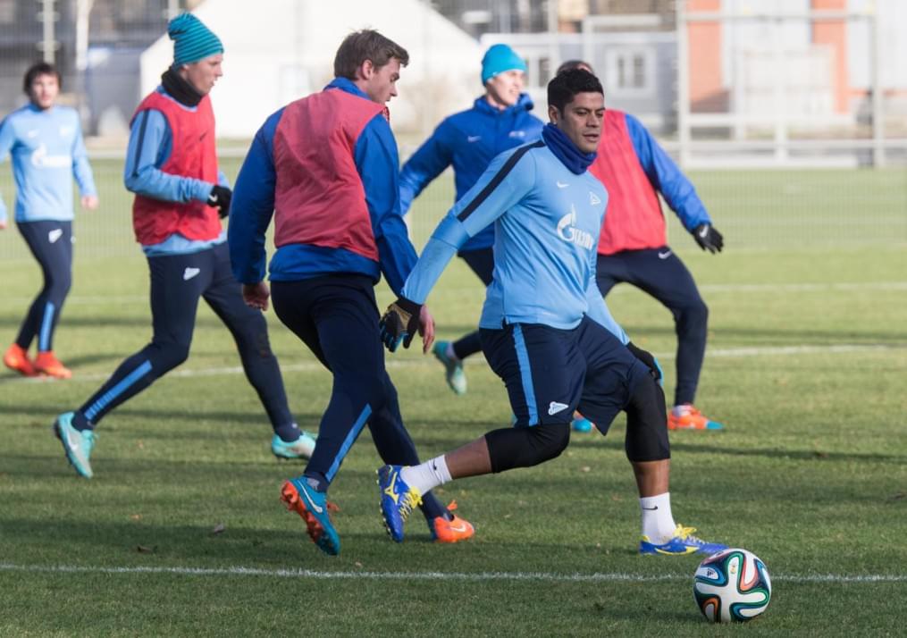 Открытая тренировка «Зенита» перед матчем ЦСКА — «Зенит»