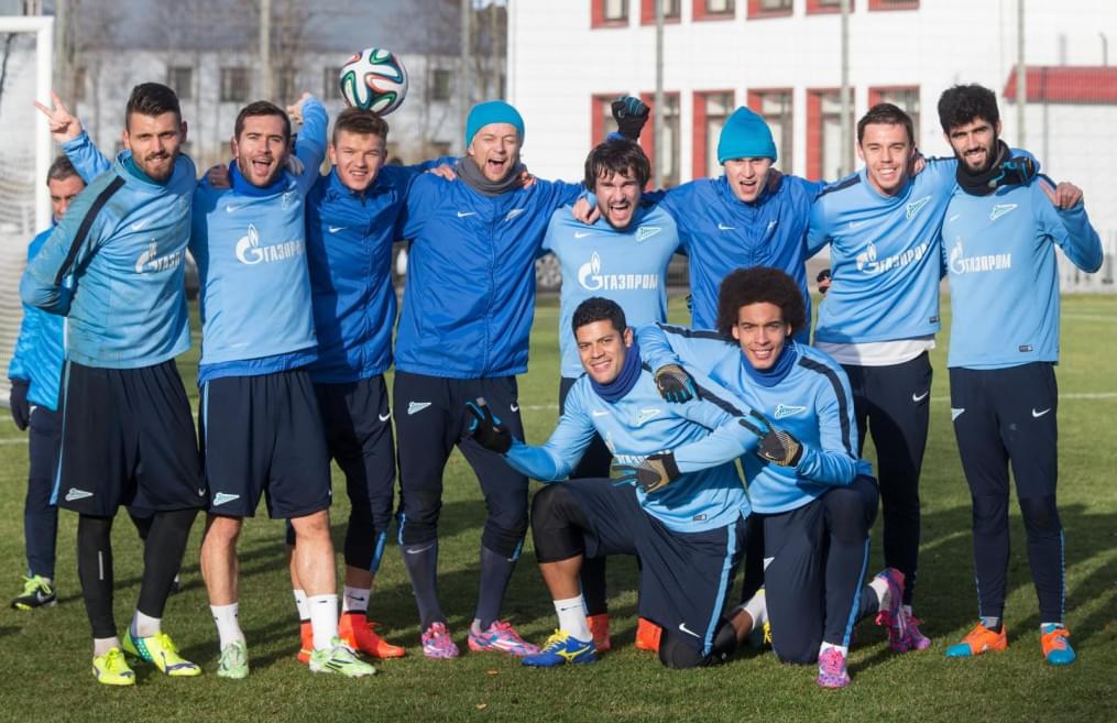 Открытая тренировка «Зенита» перед матчем ЦСКА — «Зенит»