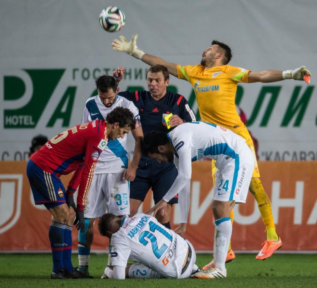 СОГАЗ Чемпионат России 2014/15, ЦСКА — «Зенит»