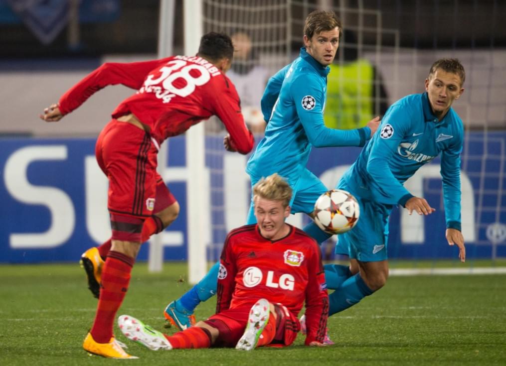 Лига чемпионов УЕФА, 2014/15, «Зенит» — «Байер»