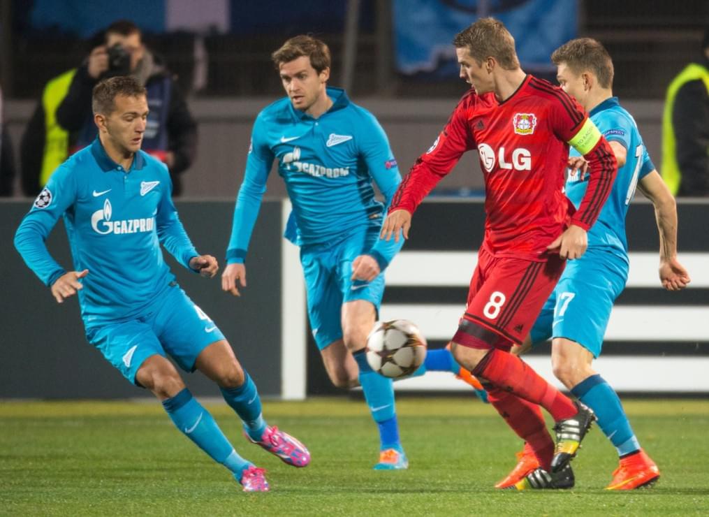 Лига чемпионов УЕФА, 2014/15, «Зенит» — «Байер»