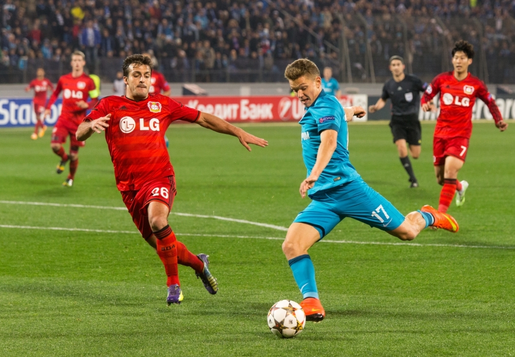 Лига чемпионов УЕФА, 2014/15, «Зенит» — «Байер»