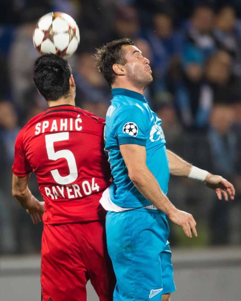 Лига чемпионов УЕФА, 2014/15, «Зенит» — «Байер»