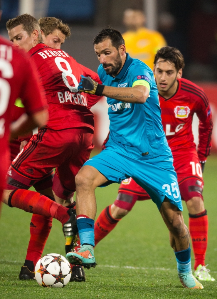 Лига чемпионов УЕФА, 2014/15, «Зенит» — «Байер»