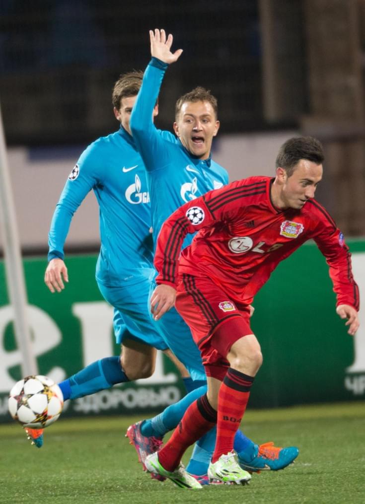 Лига чемпионов УЕФА, 2014/15, «Зенит» — «Байер»