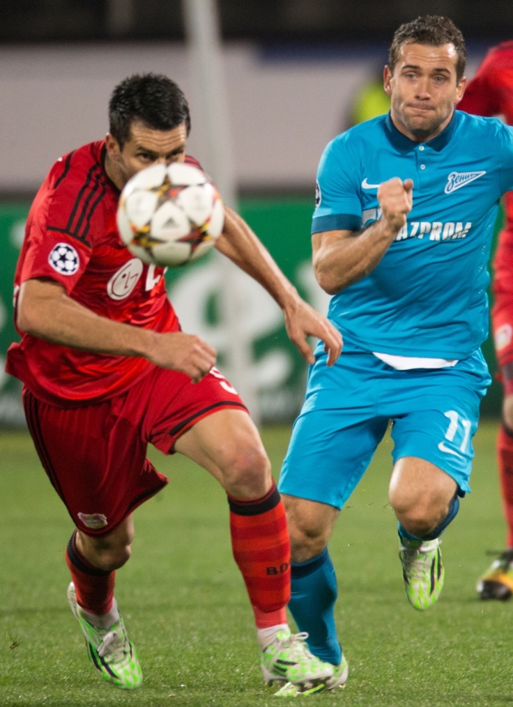 Лига чемпионов УЕФА, 2014/15, «Зенит» — «Байер»