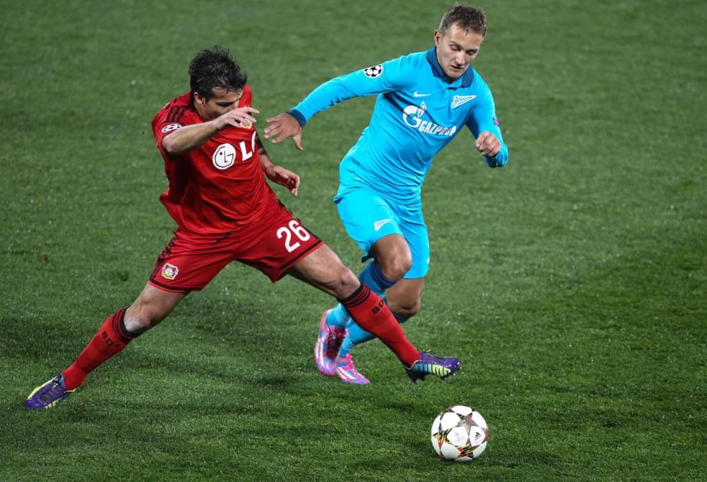 Лига чемпионов УЕФА, 2014/15, «Зенит» — «Байер»