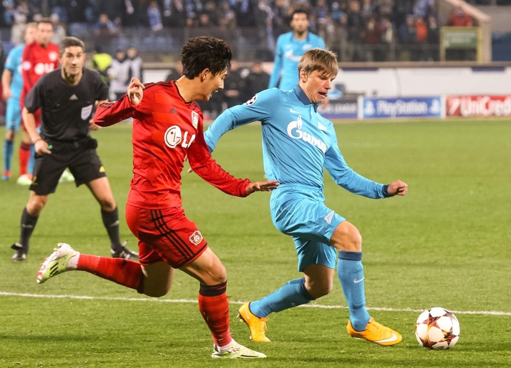 Лига чемпионов УЕФА, 2014/15, «Зенит» — «Байер»