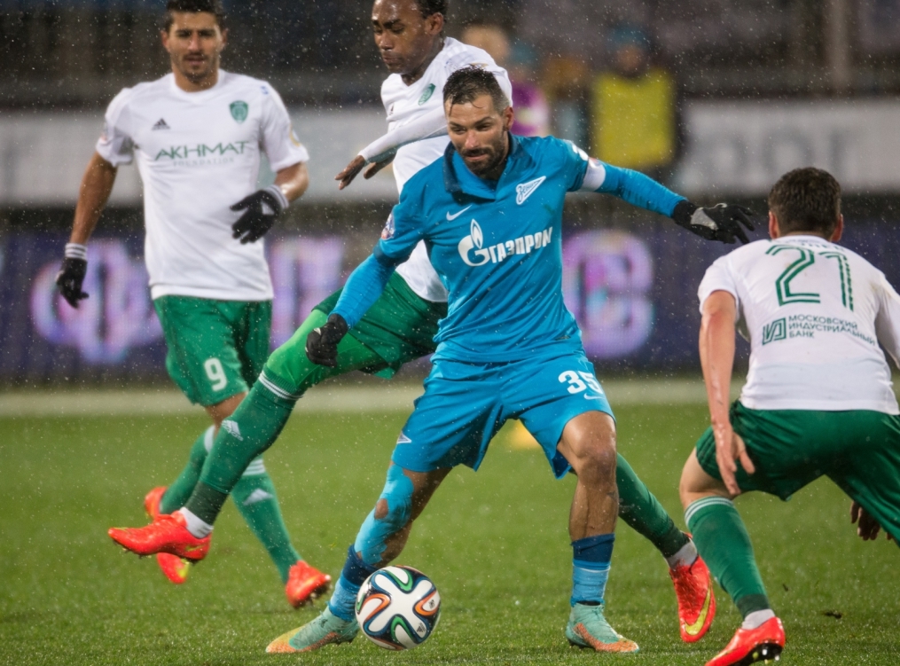 СОГАЗ Чемпионат России, 2014/15, «Зенит» — «Терек»