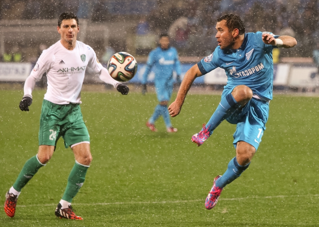 СОГАЗ Чемпионат России, 2014/15, «Зенит» — «Терек»