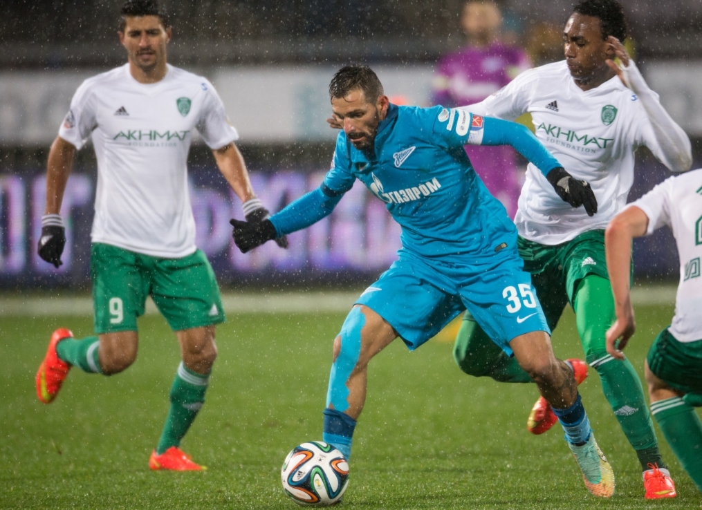 СОГАЗ Чемпионат России, 2014/15, «Зенит» — «Терек»