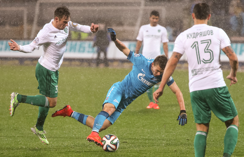 СОГАЗ Чемпионат России, 2014/15, «Зенит» — «Терек»