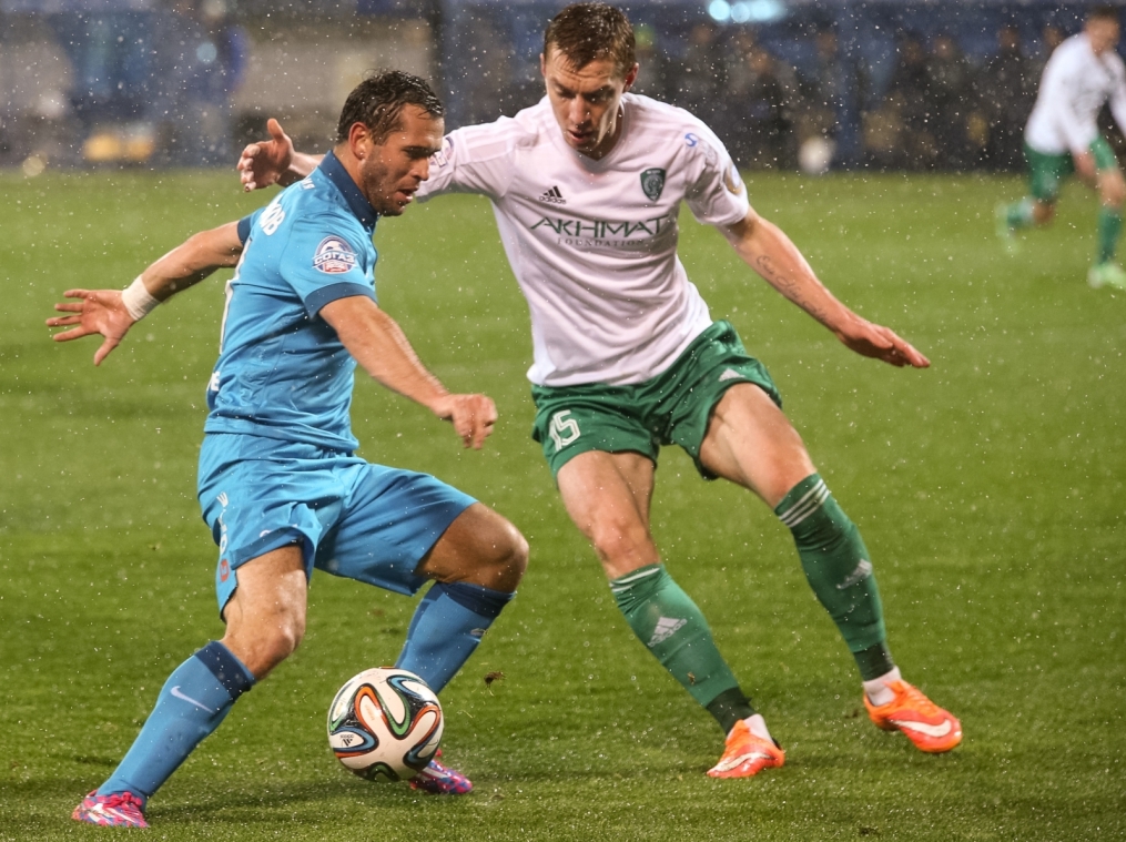 СОГАЗ Чемпионат России, 2014/15, «Зенит» — «Терек»