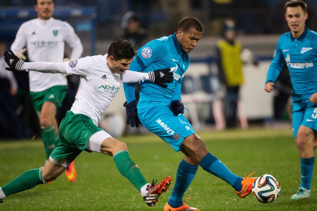 СОГАЗ Чемпионат России, 2014/15, «Зенит» — «Терек»