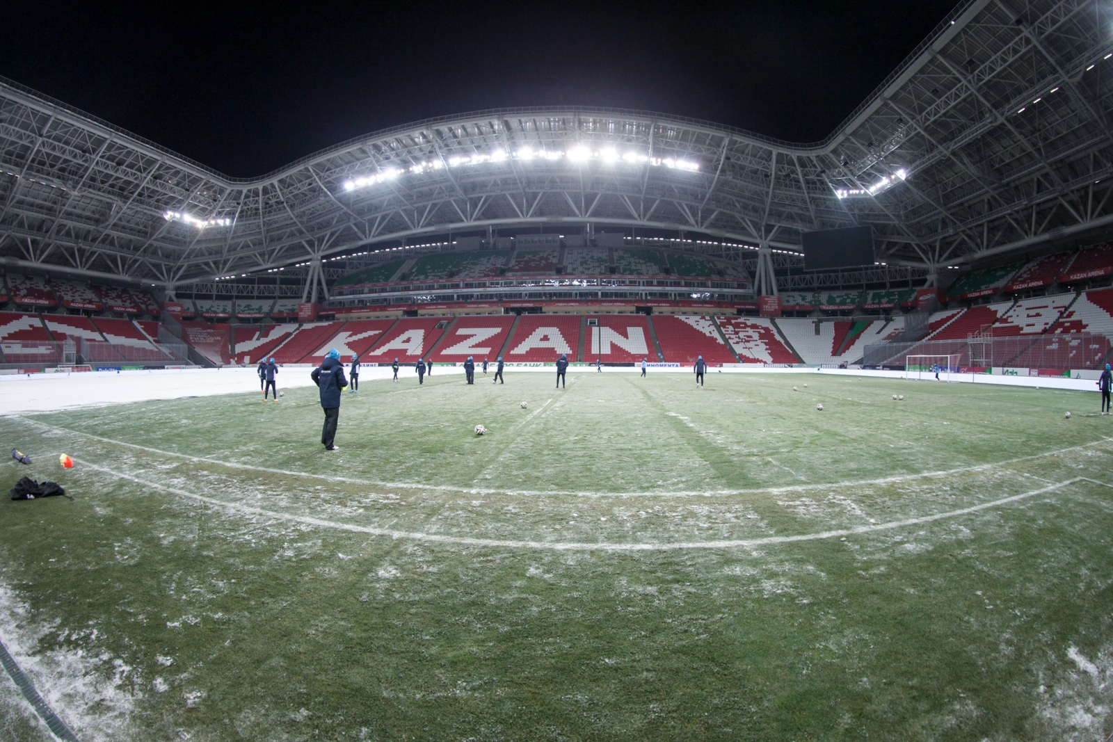 Тренировка «Зенита» перед матчем «Рубином»