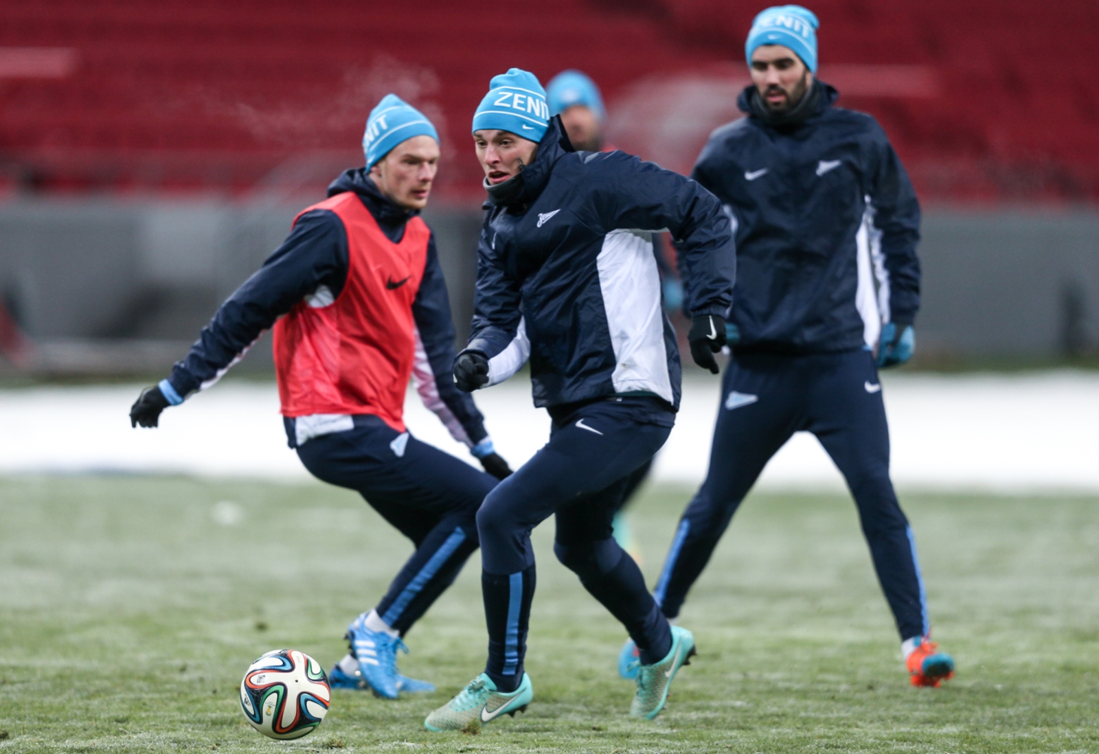 Тренировка «Зенита» перед матчем «Рубином»