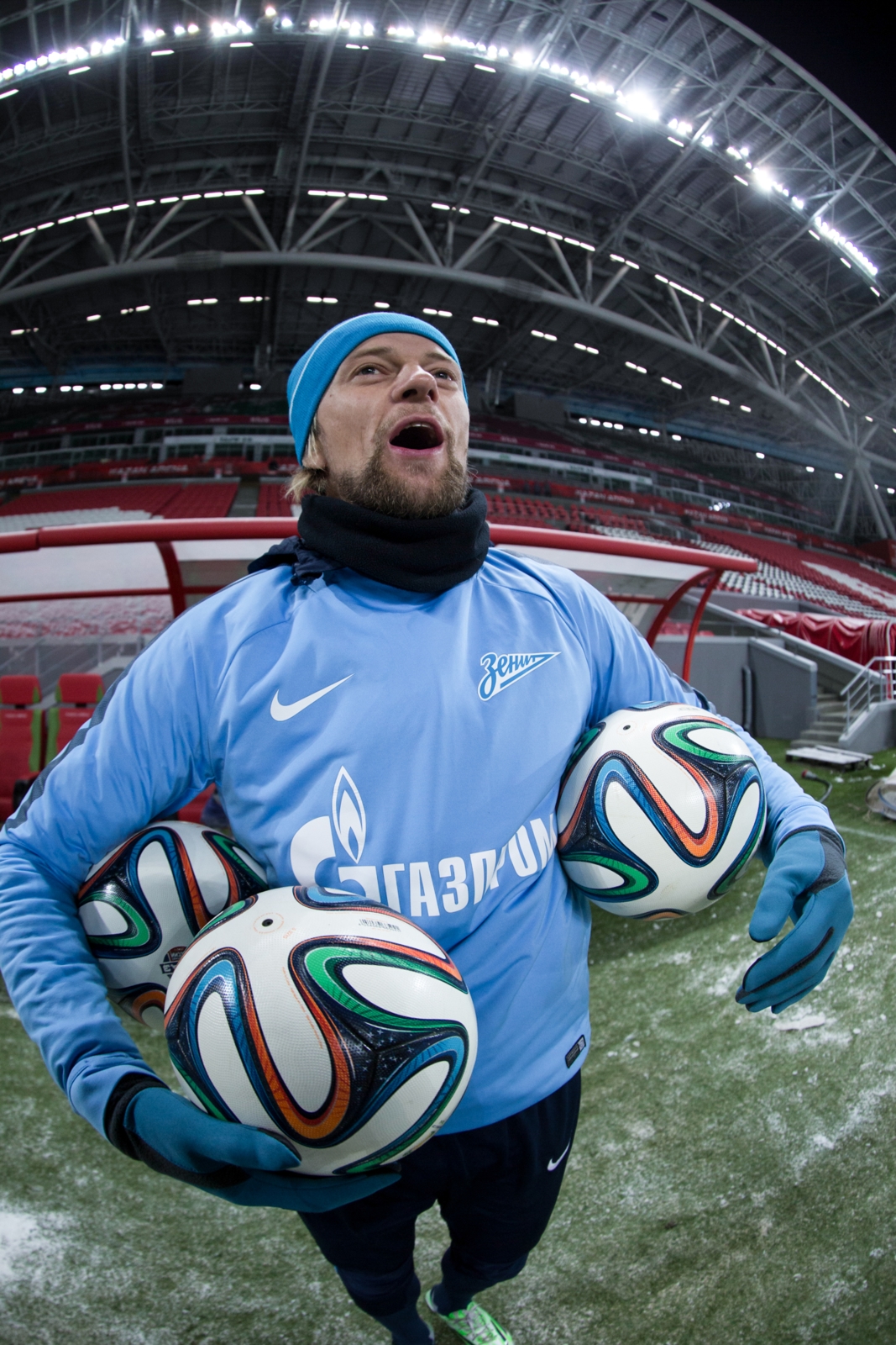 Тренировка «Зенита» перед матчем «Рубином»