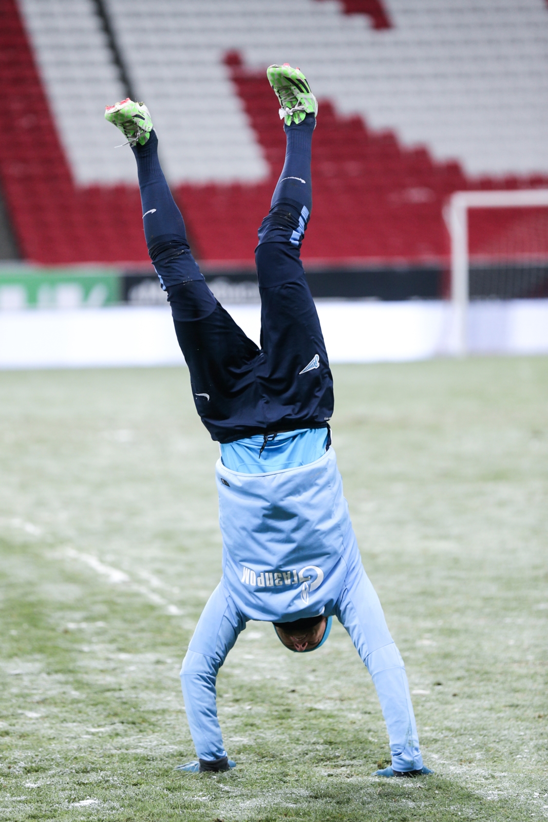 Тренировка «Зенита» перед матчем «Рубином»