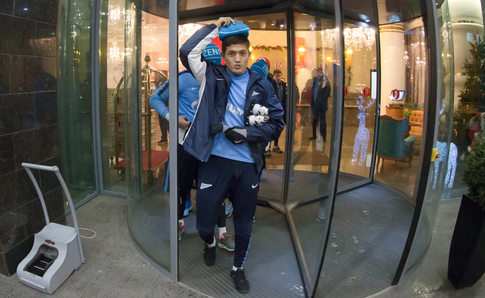 Тренировка «Зенита» перед матчем «Рубином»