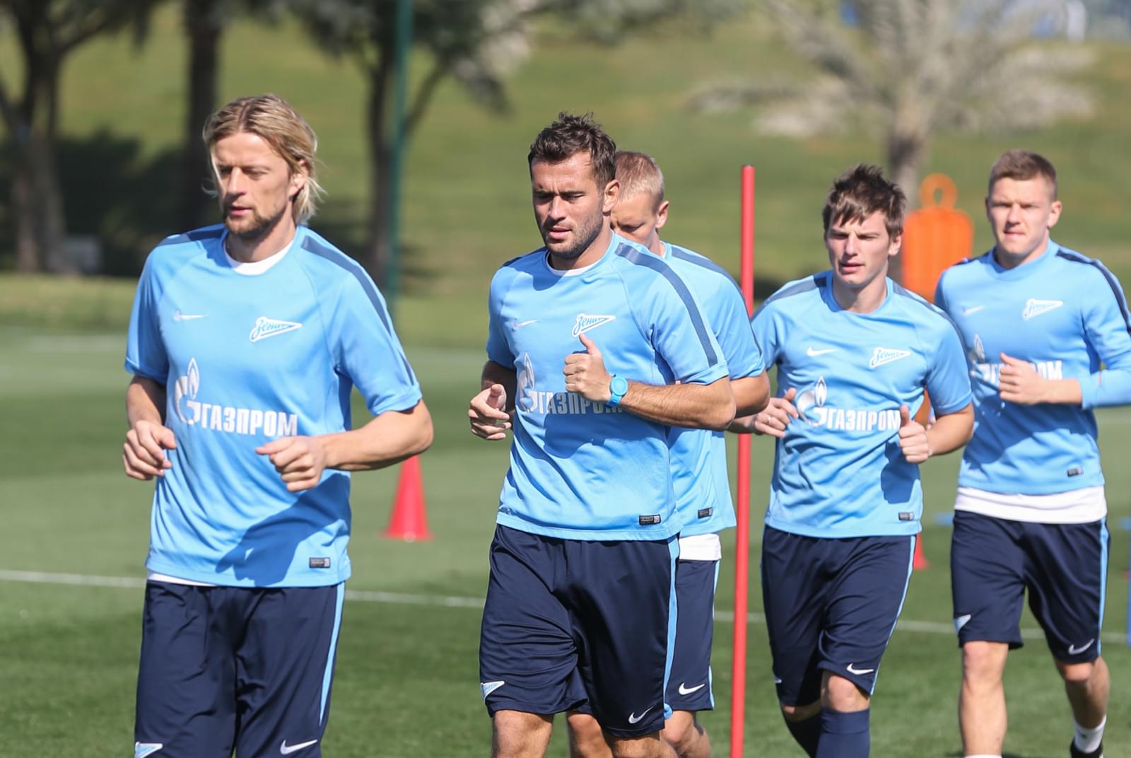 Сборы в Катаре: 15 января, утренняя тренировка