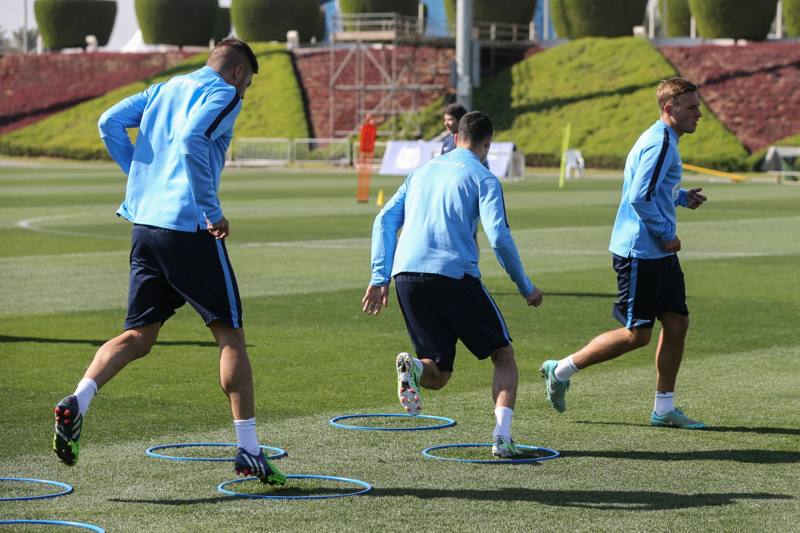 Сборы в Катаре: 15 января, утренняя тренировка