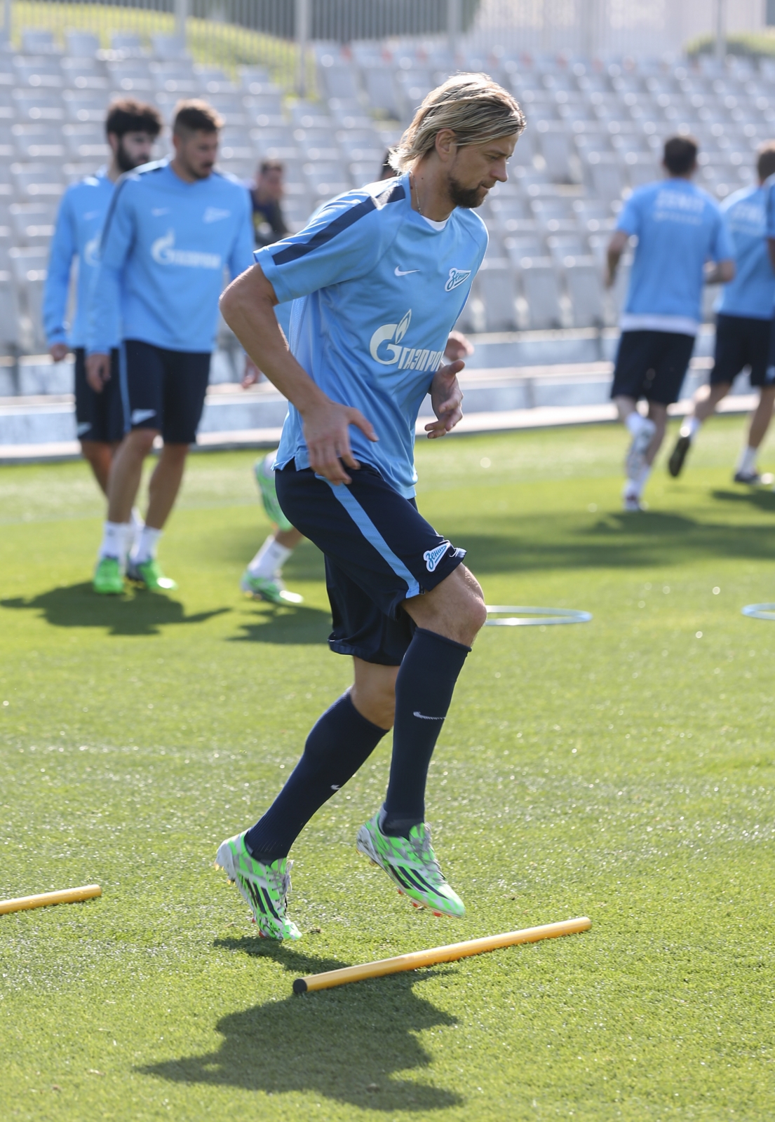 Сборы в Катаре: 15 января, утренняя тренировка