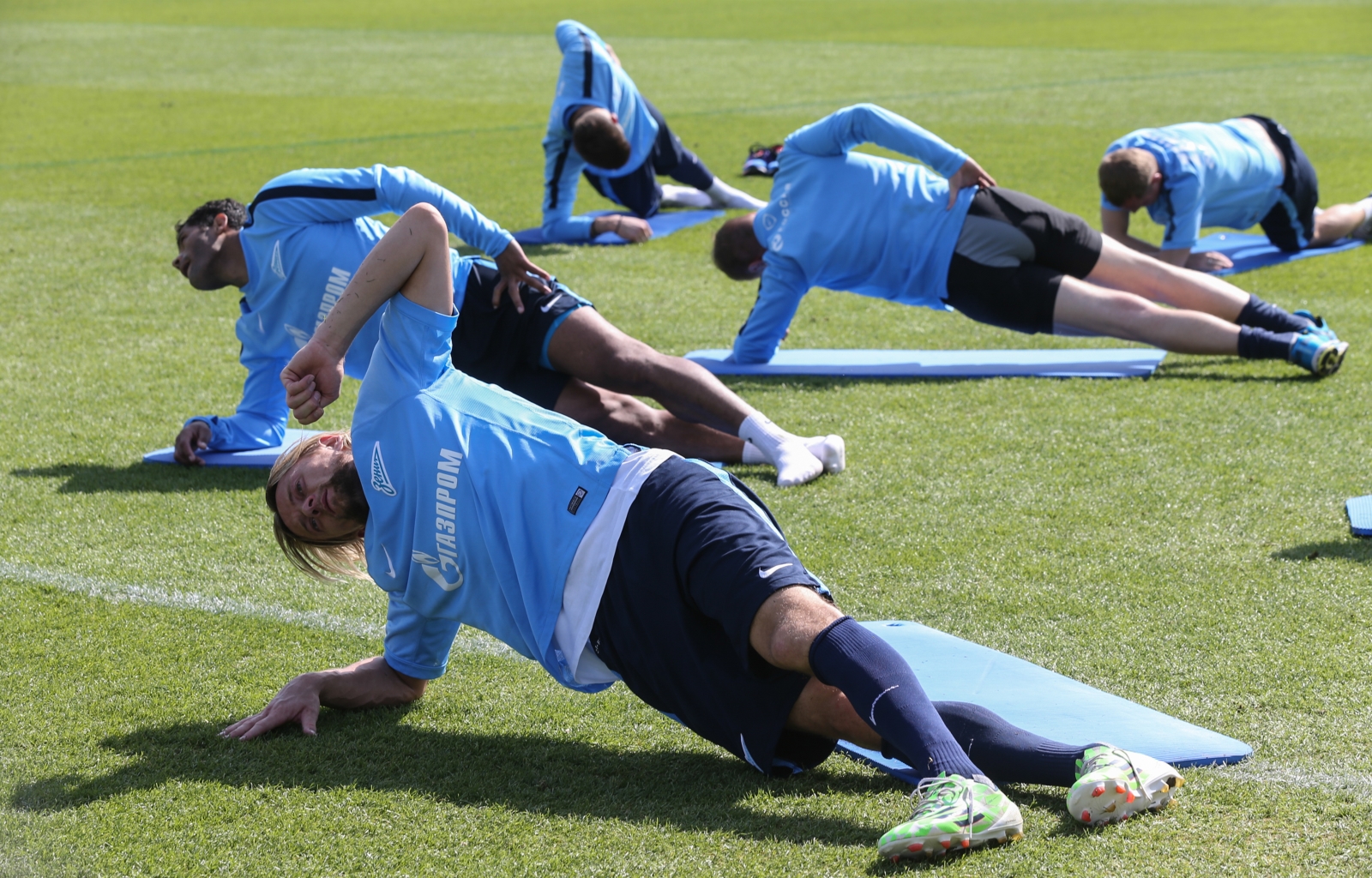 Сборы в Катаре: 15 января, утренняя тренировка