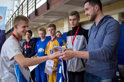 Форвард БК «Зенит» Андрей Кощеев принял участие в церемонии награждения баскетбольного турнира «Белые Ночи»