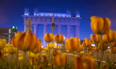 Северная столица на одну ночь превратится в сине-бело-голубой город