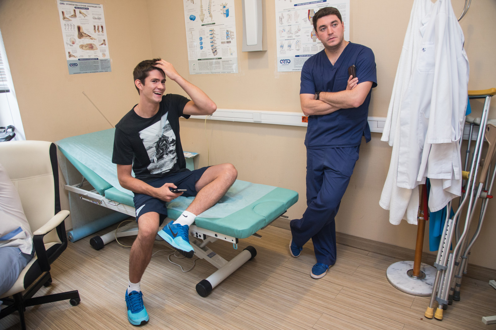 Первый день летнего медецинского осмотра в ММЦ «СОГАЗ»