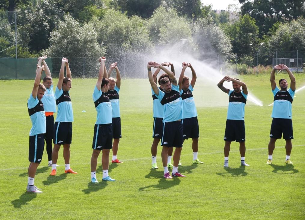 Сборы в Австрии: 2 июля, утренняя тренировка