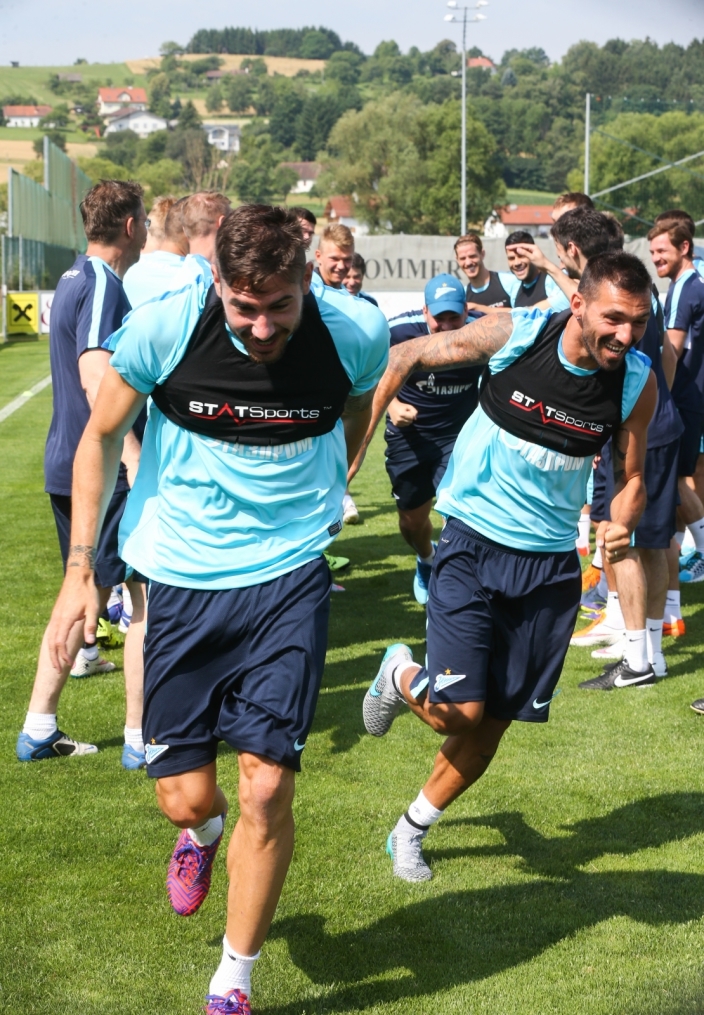 Сборы в Австрии: 2 июля, утренняя тренировка