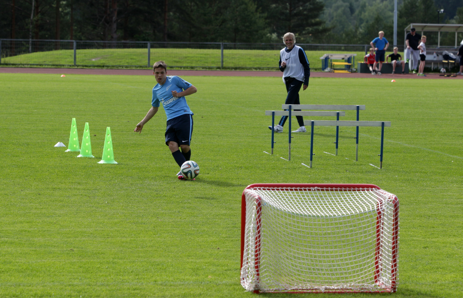 Первые тренировки «Зенита»-м в Финляндии