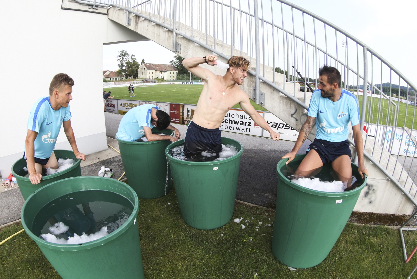Сборы в Австрии: 2 июля, вечерняя тренировка