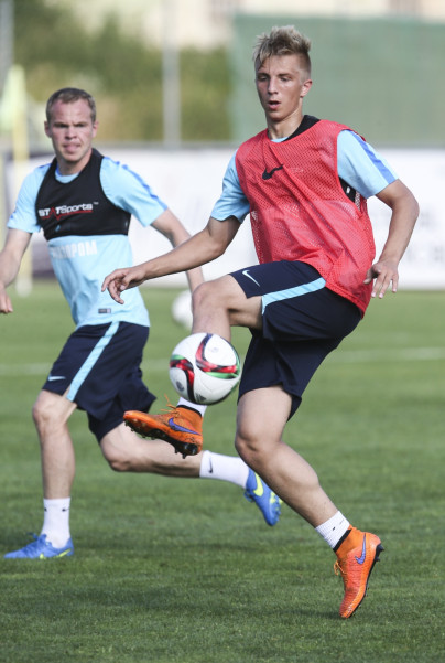 Сборы в Австрии: 2 июля, вечерняя тренировка