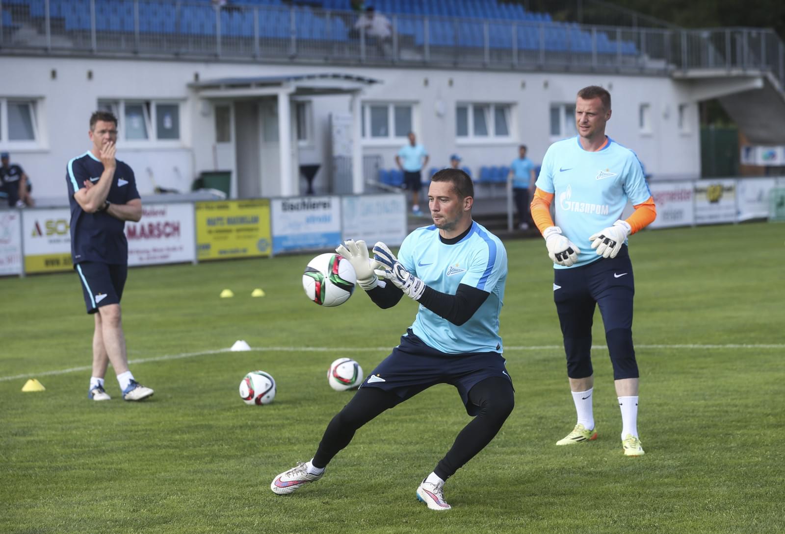 Сборы в Австрии: 2 июля, вечерняя тренировка