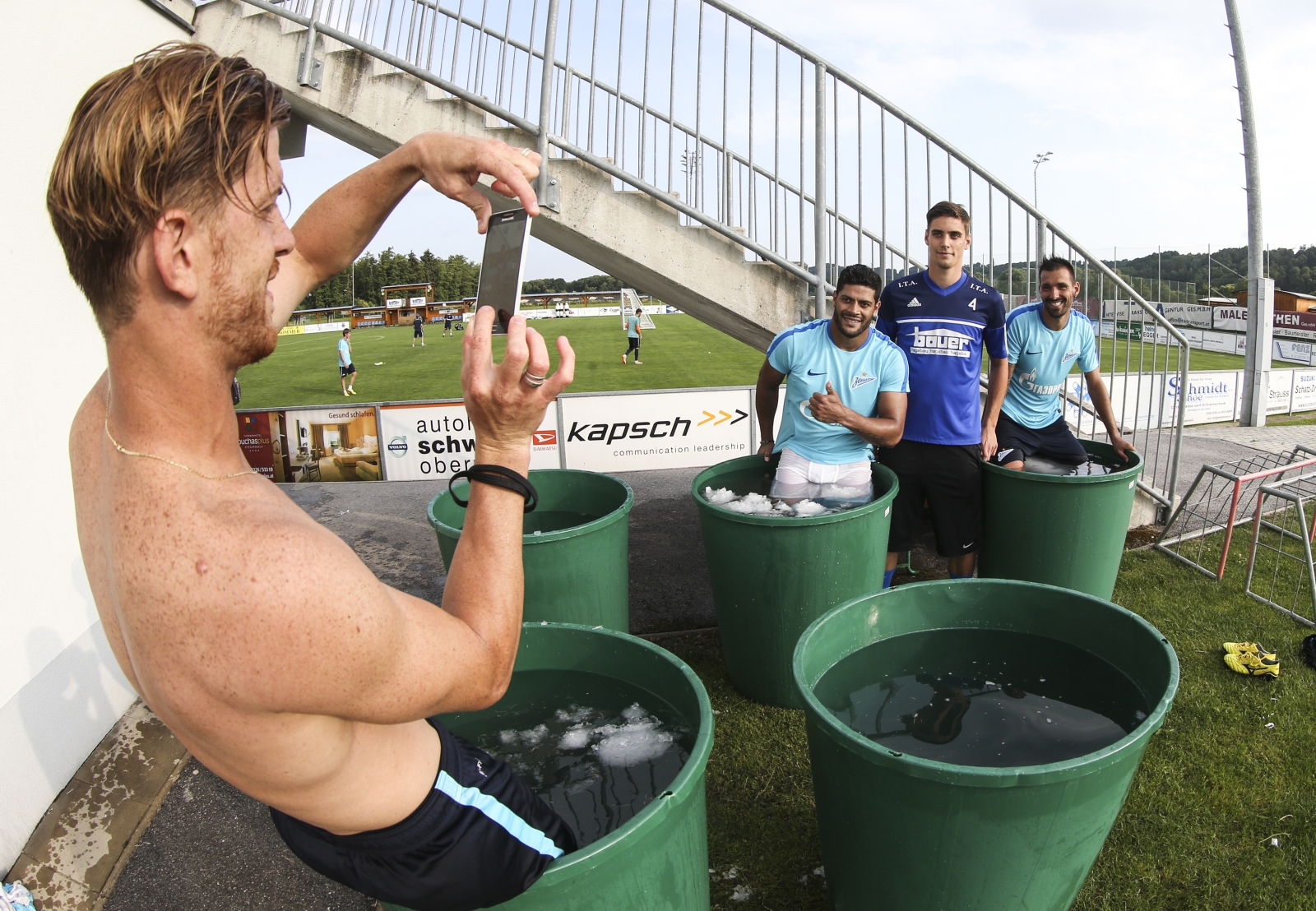 Сборы в Австрии: 2 июля, вечерняя тренировка