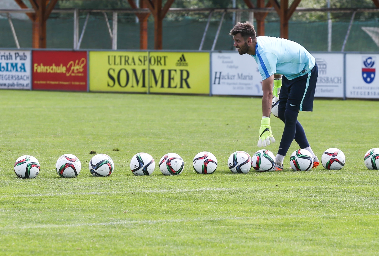 Сборы в Австрии: 3 июля, утренняя тренировка