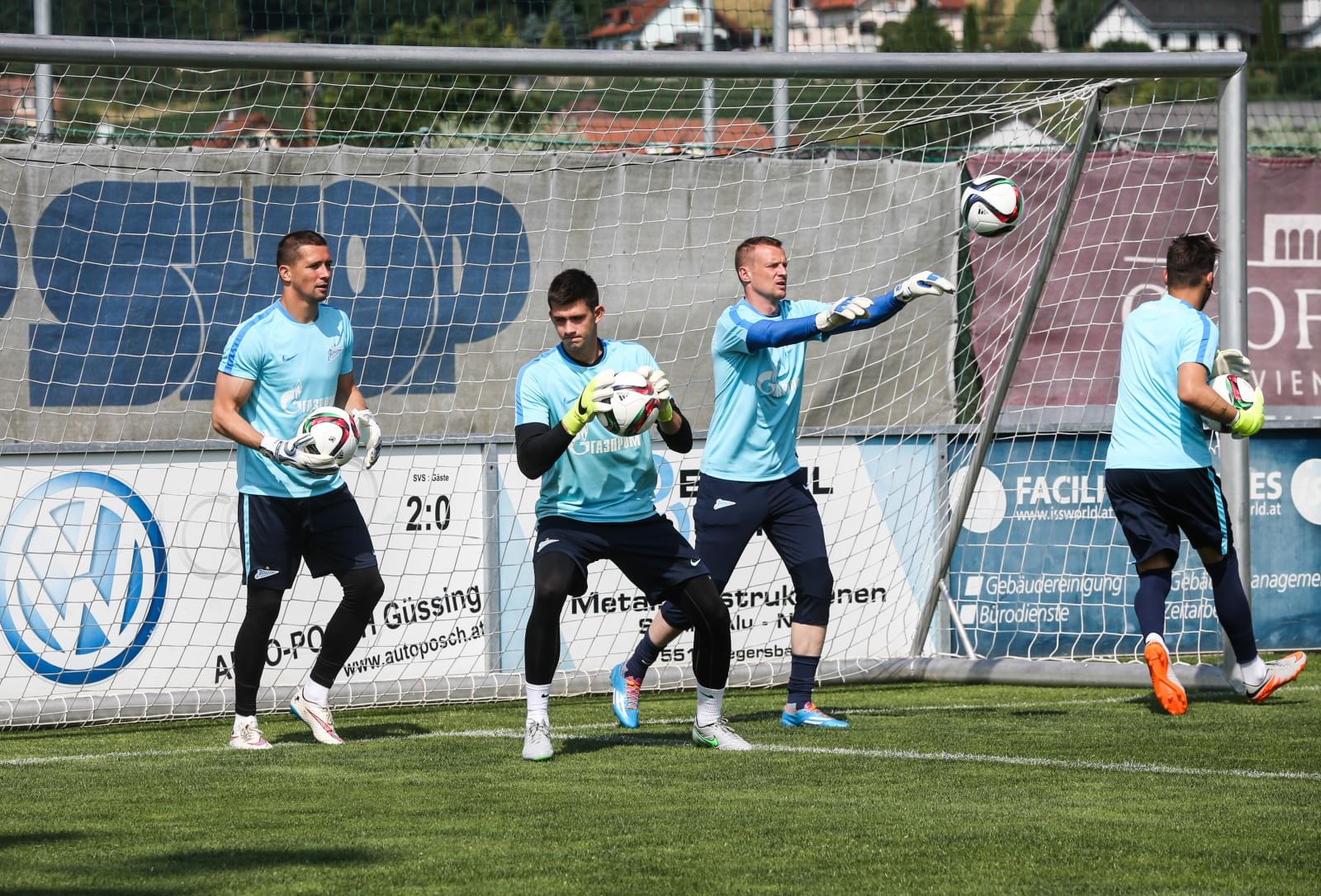 Сборы в Австрии: 3 июля, утренняя тренировка