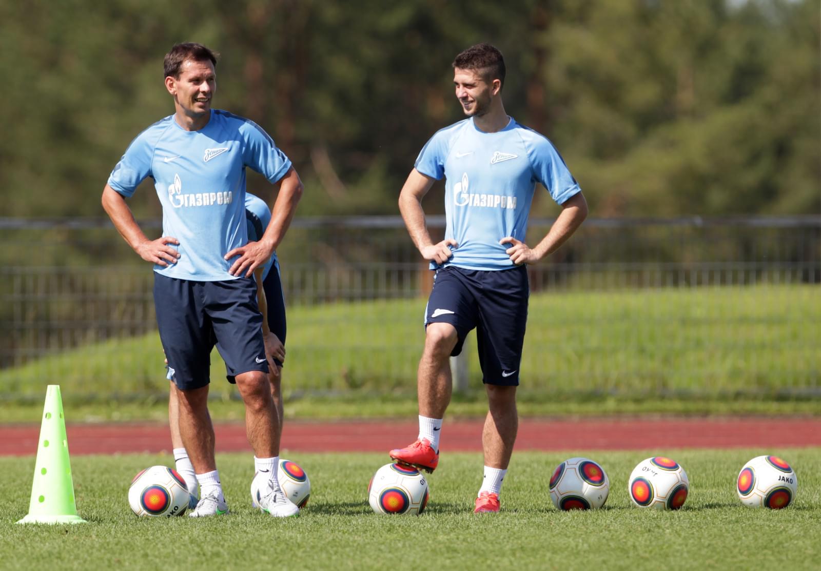 Тренировка «Зенита»-2 на сборе в Финляндии 3 июля