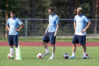 Тренировка «Зенита»-2 на сборе в Финляндии 3 июля