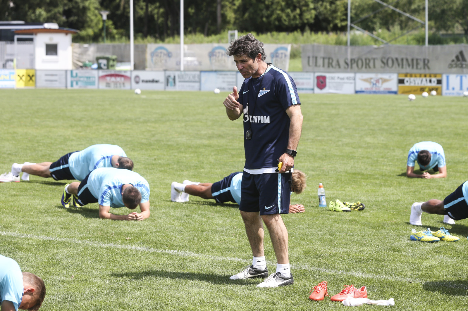 Сборы в Австрии: 4 июля, утренняя тренировка