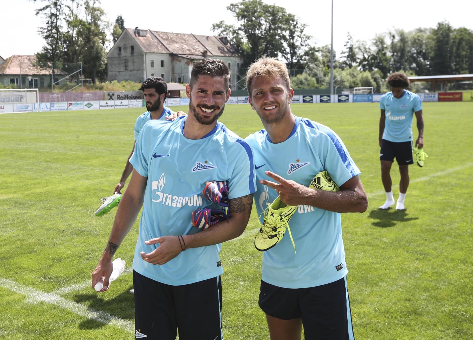 Сборы в Австрии: 4 июля, утренняя тренировка