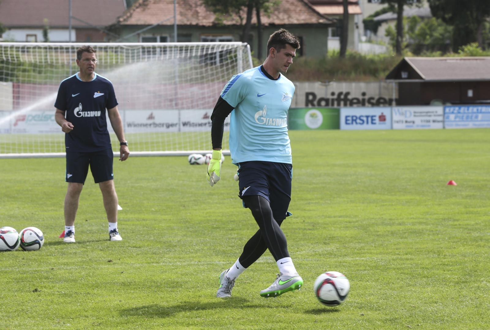 Сборы в Австрии: 4 июля, утренняя тренировка