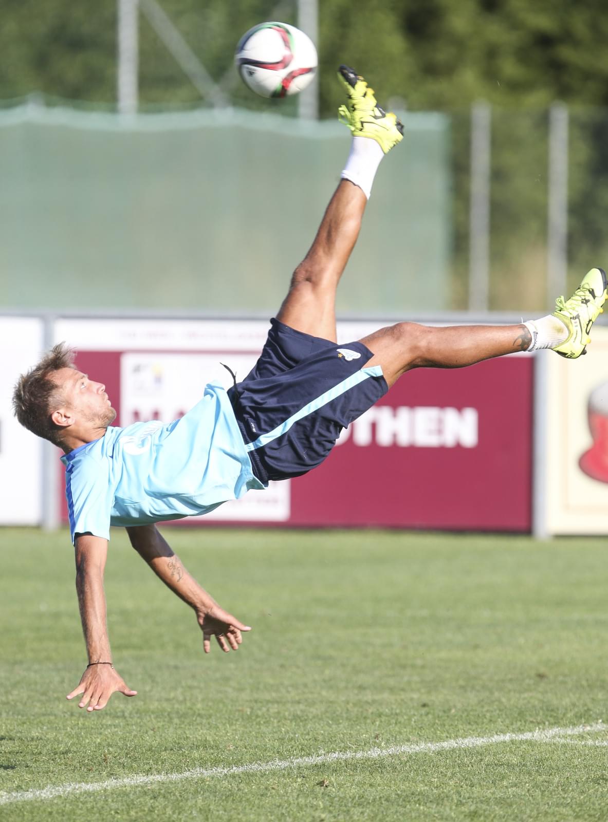 Сборы в Австрии: 4 июля, вечерняя тренировка