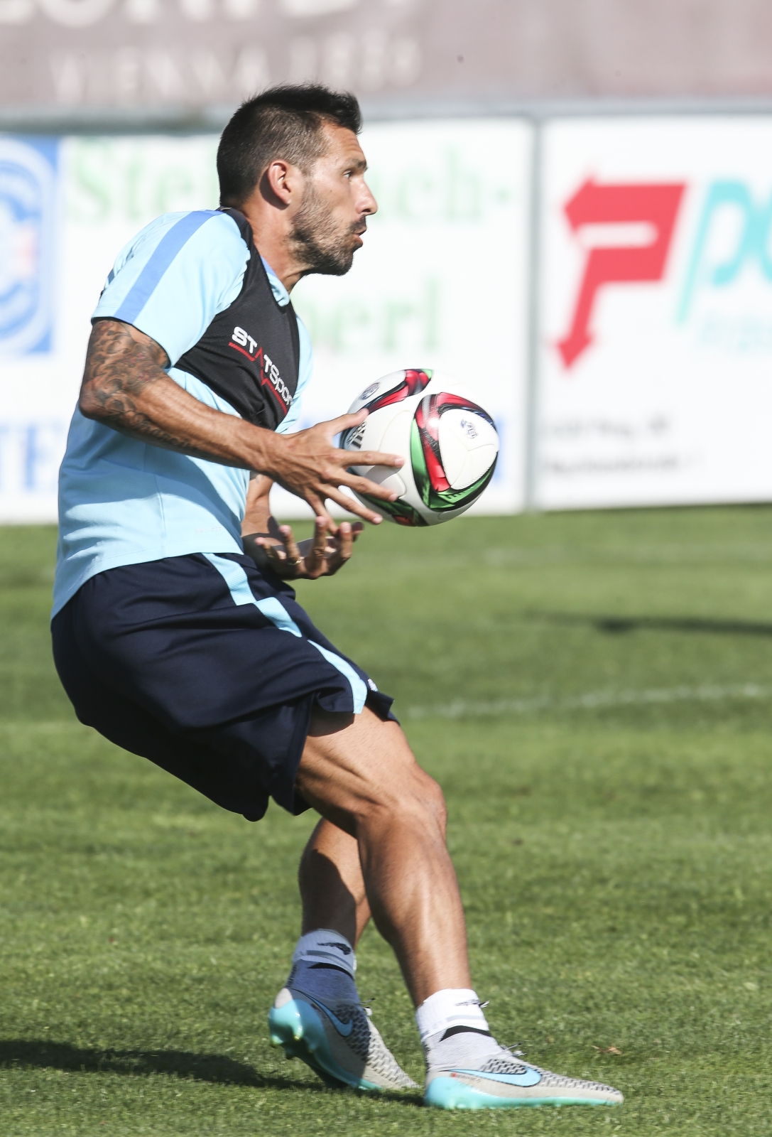 Сборы в Австрии: 4 июля, вечерняя тренировка