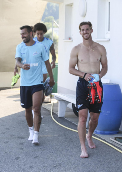 Сборы в Австрии: 4 июля, вечерняя тренировка