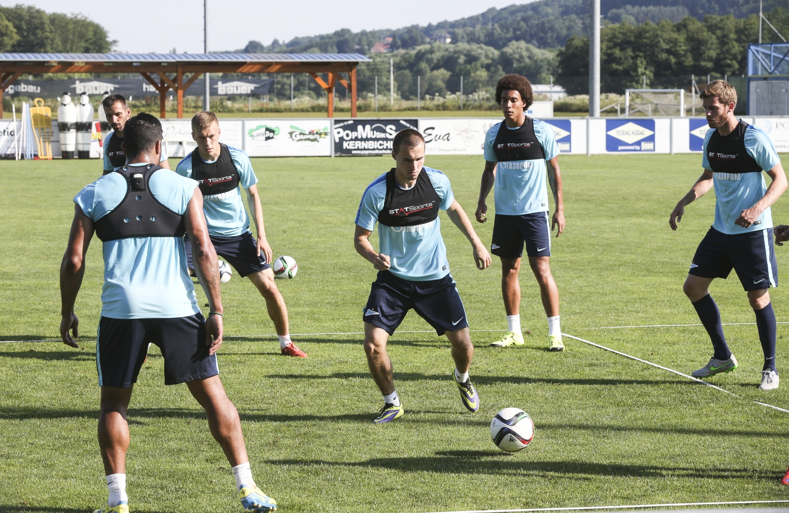 Сборы в Австрии: 4 июля, вечерняя тренировка