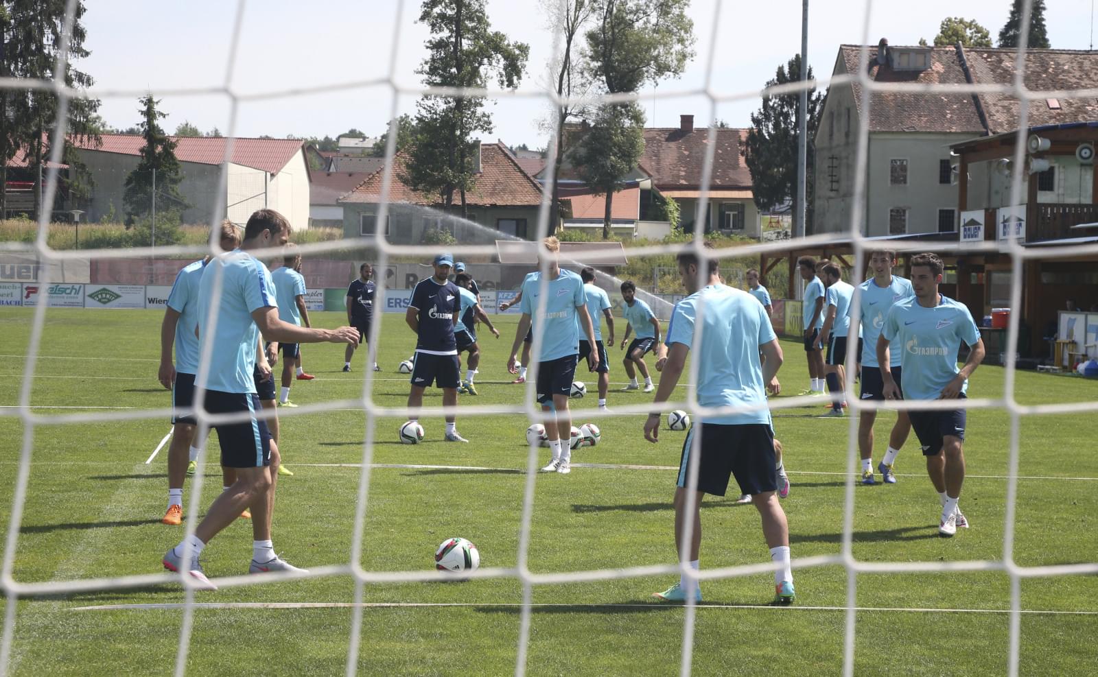 Сборы в Австрии: 5 июля, утренняя тренировка