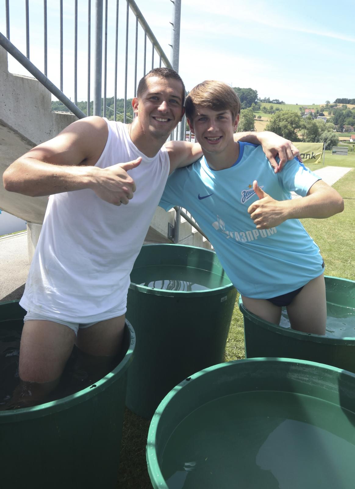 Сборы в Австрии: 5 июля, утренняя тренировка